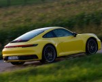 2020 Porsche 911 Carrera Coupe (Color: Racing Yellow) Rear Three-Quarter Wallpapers 150x120