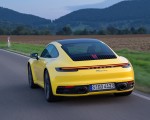 2020 Porsche 911 Carrera Coupe (Color: Racing Yellow) Rear Wallpapers 150x120