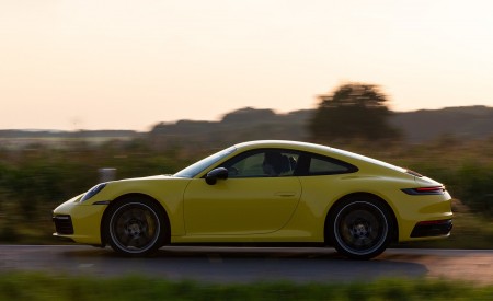 2020 Porsche 911 Carrera Coupe (Color: Racing Yellow) Side Wallpapers 450x275 (104)
