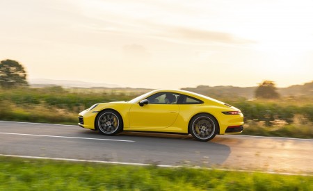 2020 Porsche 911 Carrera Coupe (Color: Racing Yellow) Side Wallpapers 450x275 (101)