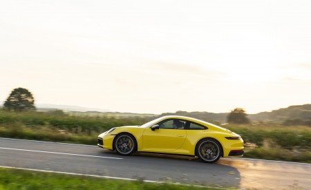 2020 Porsche 911 Carrera Coupe (Color: Racing Yellow) Side Wallpapers 450x275 (103)