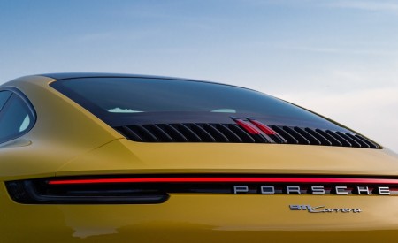 2020 Porsche 911 Carrera Coupe (Color: Racing Yellow) Tail Light Wallpapers 450x275 (106)