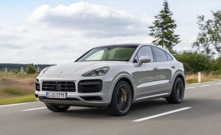 2020 Porsche Cayenne Turbo S E-Hybrid Coupe Front Three-Quarter Wallpapers 450x275 (11)