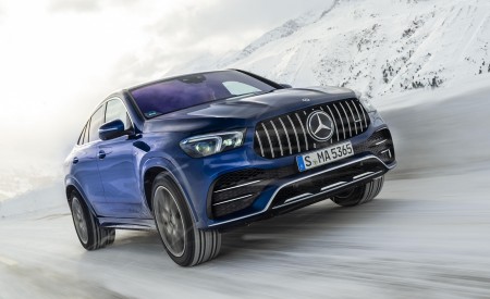 2021 Mercedes-AMG GLE 53 4MATIC Coupe (Color: Brilliant Blue Metallic) Front Three-Quarter Wallpapers 450x275 (100)