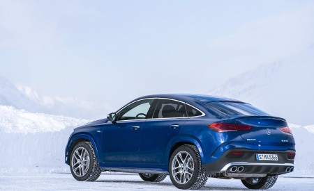 2021 Mercedes-AMG GLE 53 4MATIC Coupe (Color: Brilliant Blue Metallic) Rear Three-Quarter Wallpapers 450x275 (107)