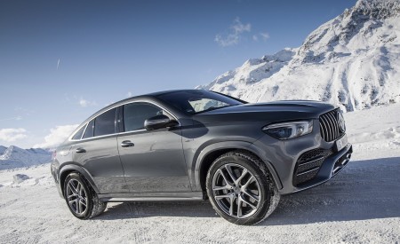 2021 Mercedes-AMG GLE 53 4MATIC Coupe (Color: Selenite Gray Metallic) Front Three-Quarter Wallpapers 450x275 (125)