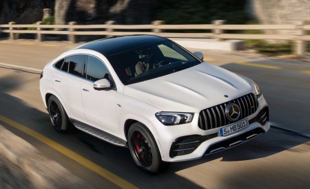 2021 Mercedes-AMG GLE 53 Coupe 4MATIC+ (Color: Designo Diamond White Bright) Front Wallpapers 450x275 (143)