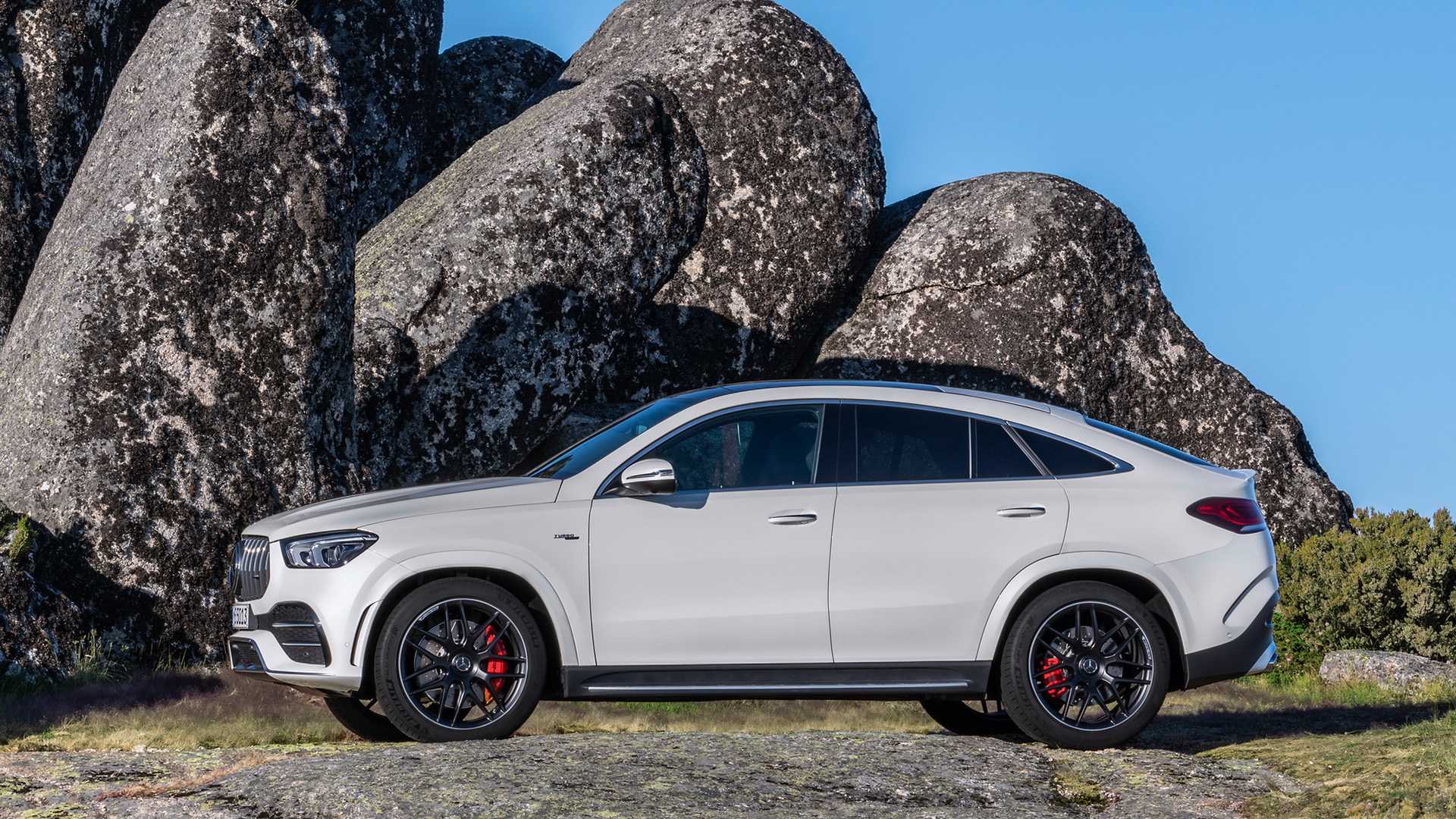 2021 Mercedes-AMG GLE 53 Coupe 4MATIC+ (Color: Designo Diamond White Bright) Side Wallpapers #156 of 180