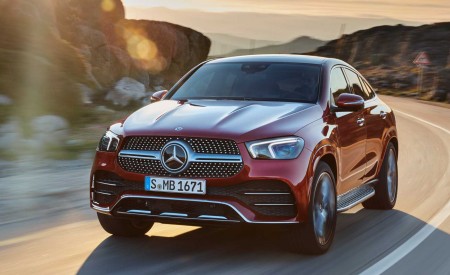 2021 Mercedes-Benz GLE Coupe (Color: Designo Hyacinth Red Metallic) Front Wallpapers 450x275 (29)