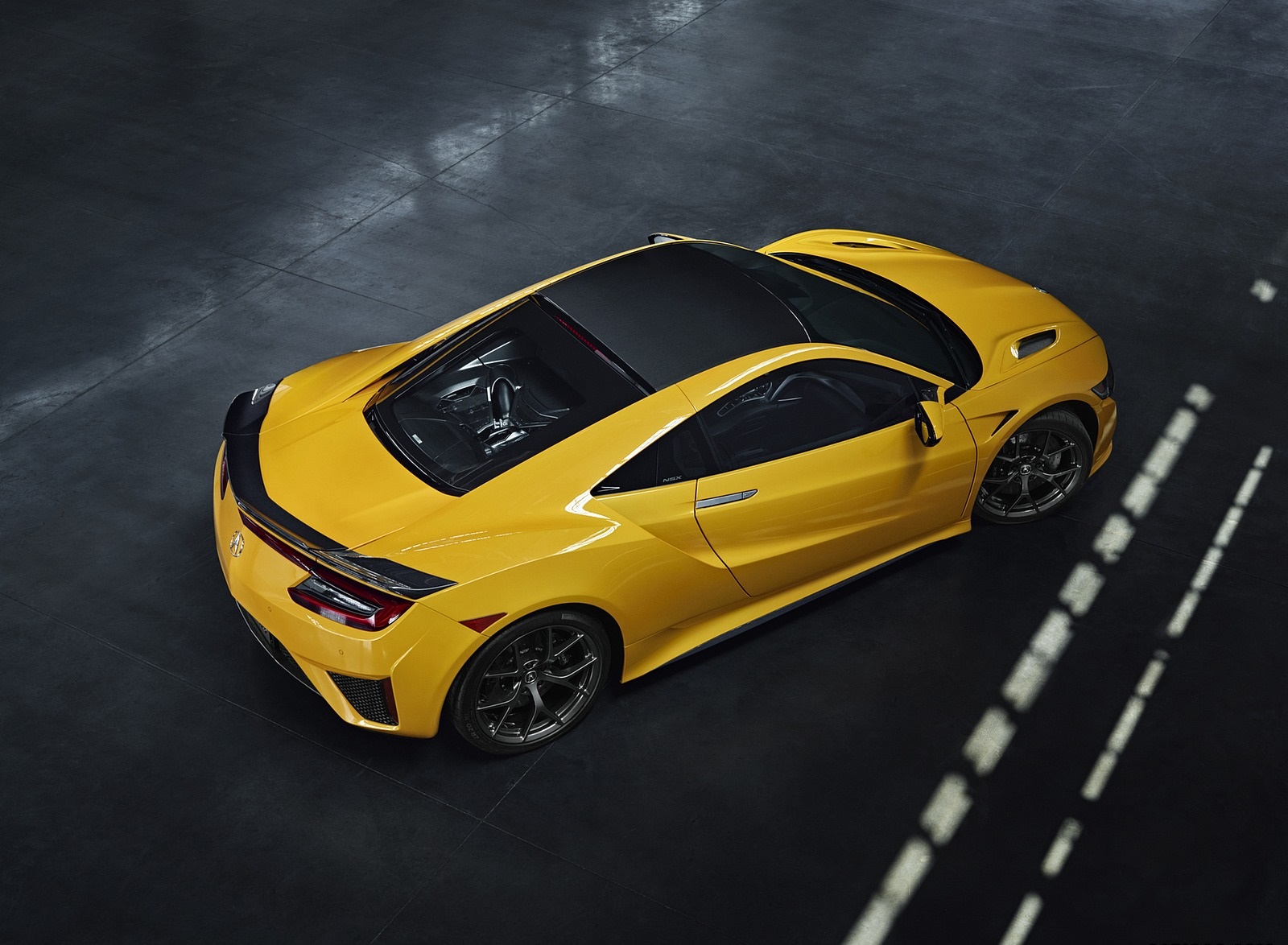 2020 Acura NSX (Color: Indy Yellow Pearl) Top Wallpapers #13 of 19