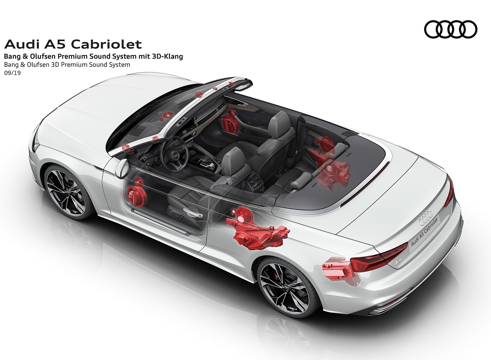 2020 Audi A5 Cabriolet Bang and Olufsen 3D Premium Sound System Wallpapers #20 of 29