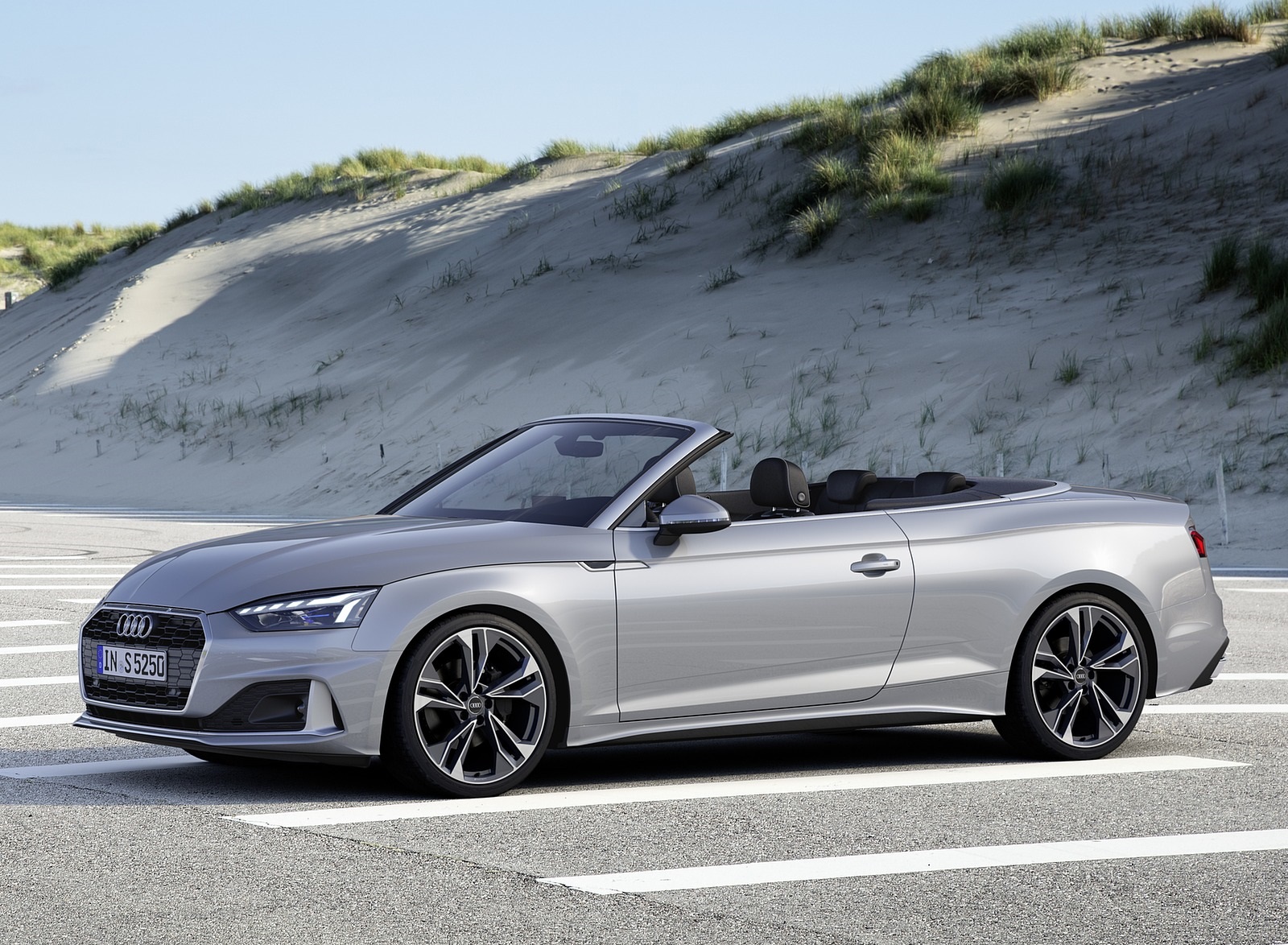 2020 Audi A5 Cabriolet (Color: Florett Silver) Front Three-Quarter Wallpapers (8)