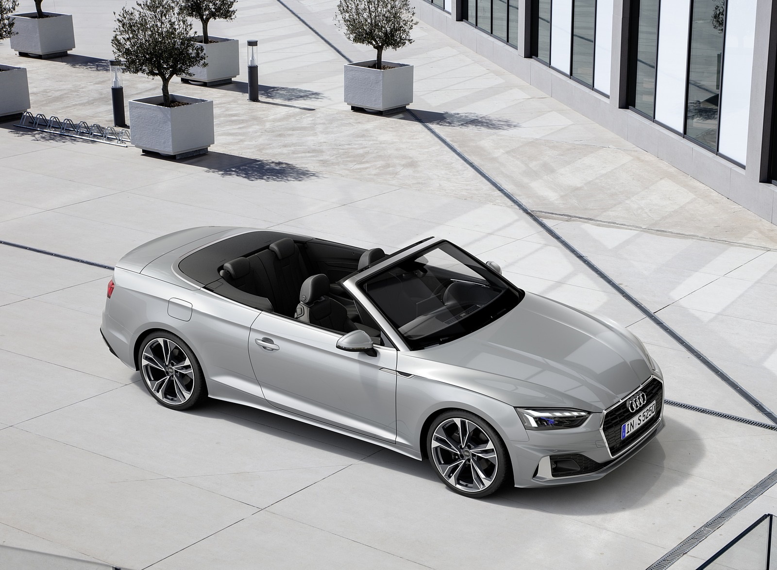 2020 Audi A5 Cabriolet (Color: Florett Silver) Front Three-Quarter Wallpapers (9)