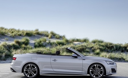 2020 Audi A5 Cabriolet (Color: Florett Silver) Side Wallpapers 450x275 (12)