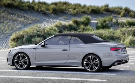 2020 Audi A5 Cabriolet (Color: Florett Silver) Side Wallpapers 450x275 (13)