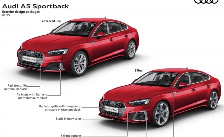 2020 Audi A5 Sportback Exterior design packages Wallpapers 450x275 (25)