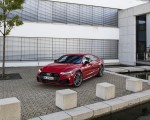 2020 Audi A7 Sportback 55 TFSI e quattro Plug-In Hybrid (Color: Tango Red) Front Three-Quarter Wallpapers 150x120