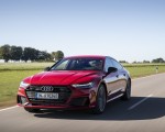 2020 Audi A7 Sportback 55 TFSI e quattro Plug-In Hybrid (Color: Tango Red) Front Three-Quarter Wallpapers 150x120