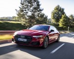 2020 Audi A7 Sportback 55 TFSI e quattro Plug-In Hybrid (Color: Tango Red) Front Three-Quarter Wallpapers 150x120 (15)