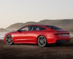 2020 Audi A7 Sportback 55 TFSI e quattro (Plug-In Hybrid Color: Tango Red) Rear Three-Quarter Wallpapers 150x120 (70)