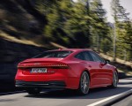 2020 Audi A7 Sportback 55 TFSI e quattro (Plug-In Hybrid Color: Tango Red) Rear Three-Quarter Wallpapers 150x120 (61)