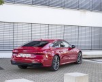 2020 Audi A7 Sportback 55 TFSI e quattro Plug-In Hybrid (Color: Tango Red) Rear Three-Quarter Wallpapers 150x120