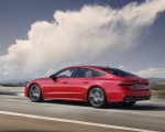 2020 Audi A7 Sportback 55 TFSI e quattro (Plug-In Hybrid Color: Tango Red) Side Wallpapers 150x120