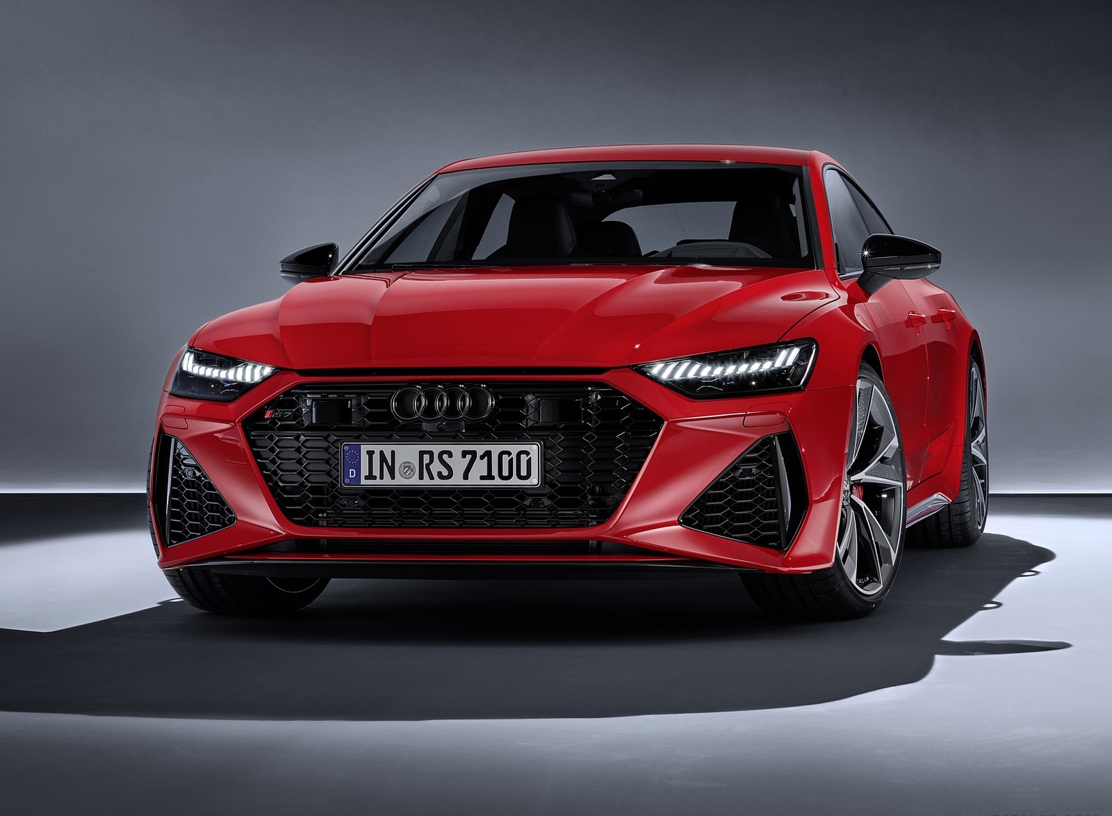 2020 Audi RS 7 Sportback (Color: Tango Red) Front Wallpapers #64 of 99