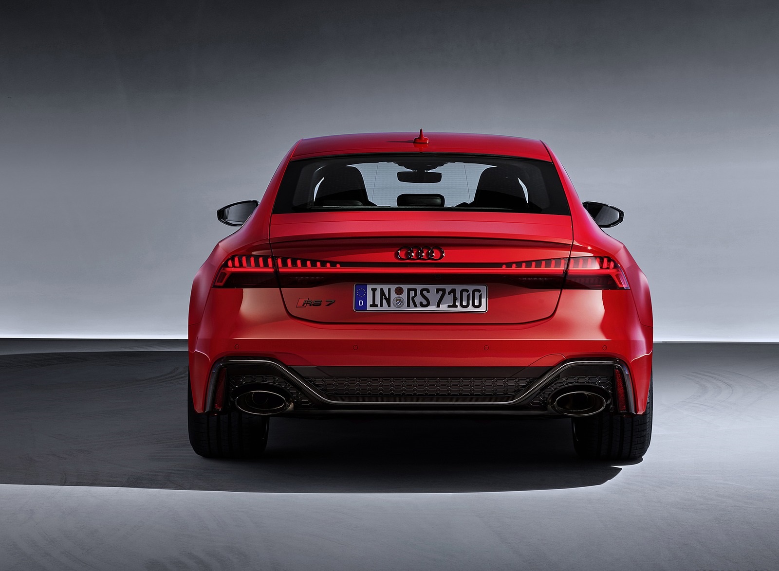 2020 Audi RS 7 Sportback (Color: Tango Red) Rear Wallpapers #66 of 99