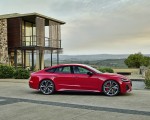 2020 Audi RS 7 Sportback (Color: Tango Red) Side Wallpapers 150x120