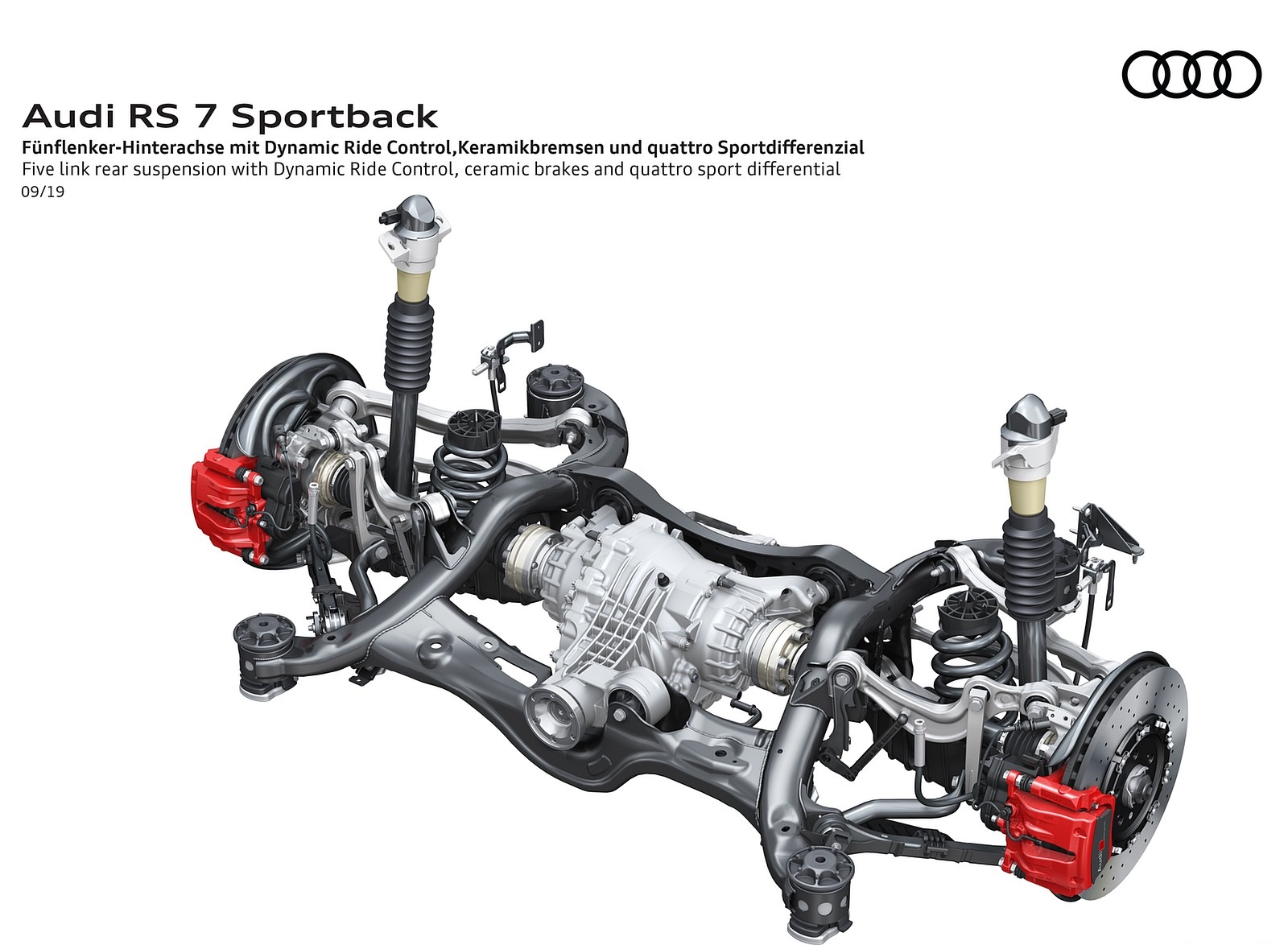 2020 Audi RS 7 Sportback Five link rear suspension with Dynamic Ride Control Wallpapers #93 of 99