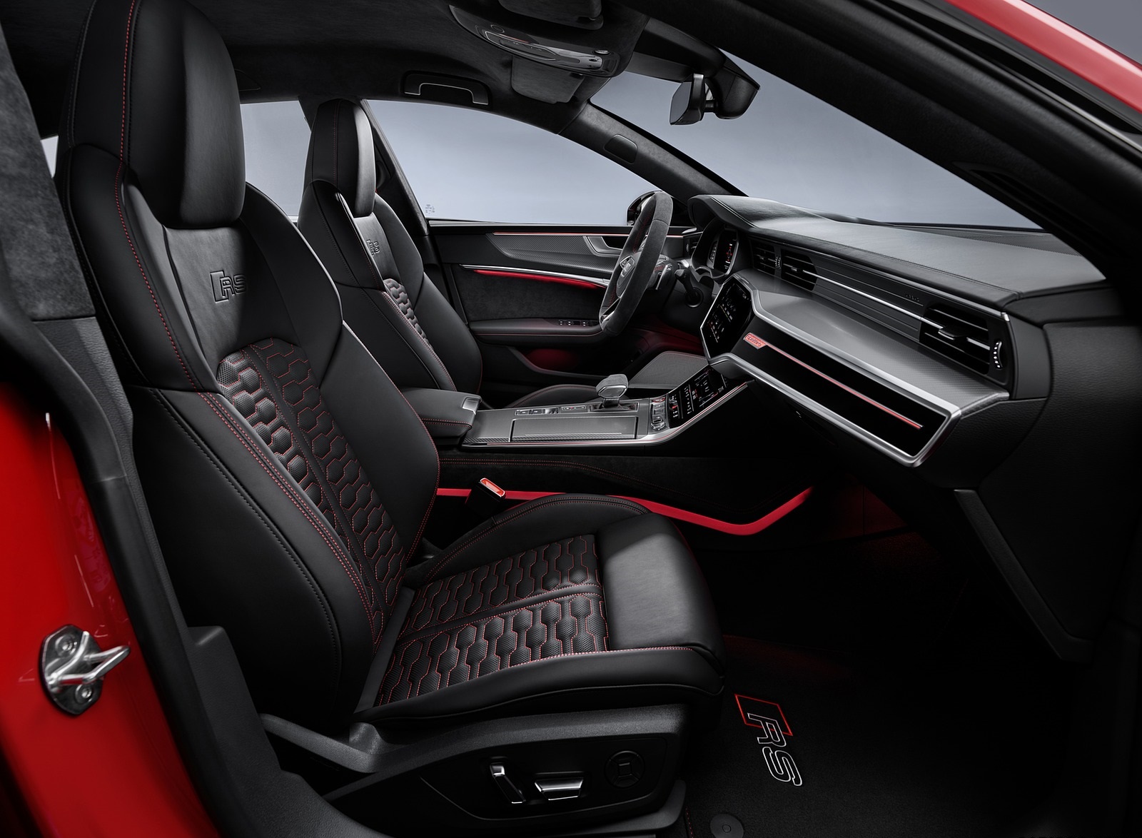 2020 Audi RS 7 Sportback Interior Front Seats Wallpapers #74 of 99