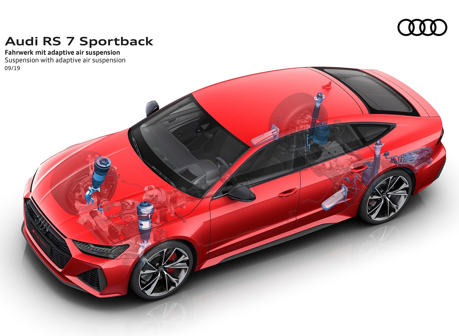 2020 Audi RS 7 Sportback Suspension with adaptive air suspension Wallpapers #80 of 99