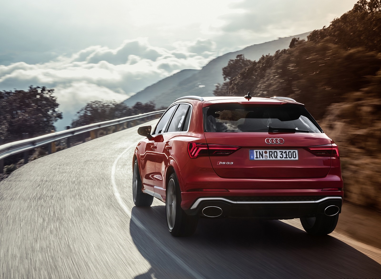 2020 Audi RS Q3 (Color: Tango Red) Rear Wallpapers #56 of 116