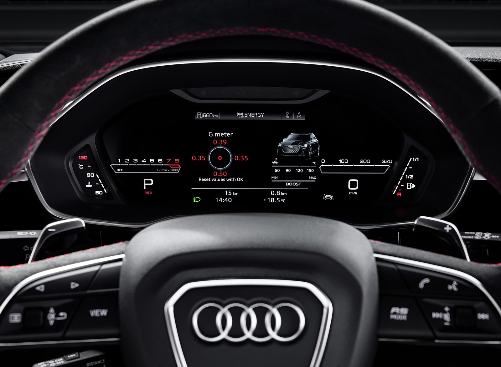 2020 Audi RS Q3 Digital Instrument Cluster Wallpapers #92 of 116