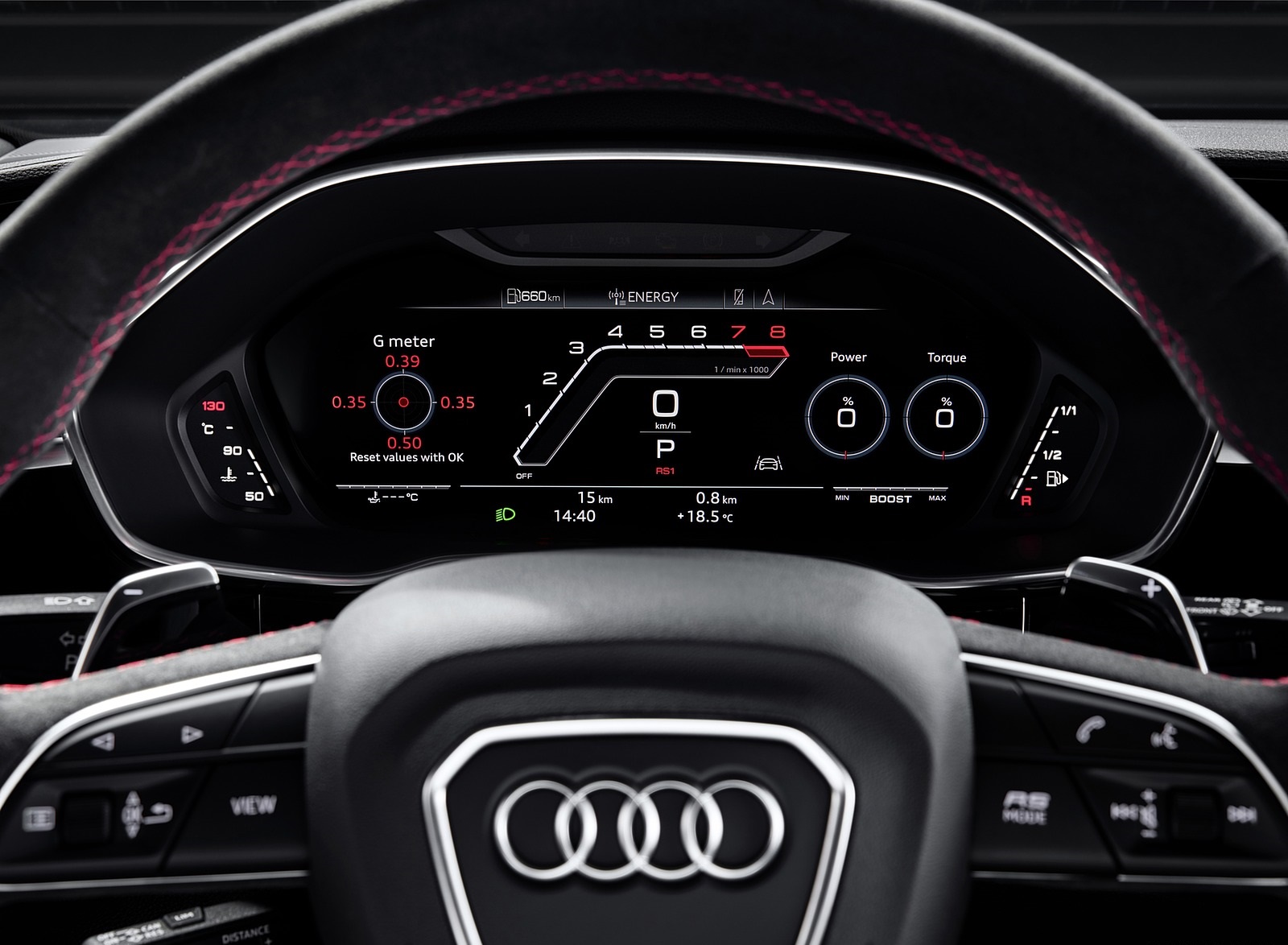 2020 Audi RS Q3 Digital Instrument Cluster Wallpapers #91 of 116