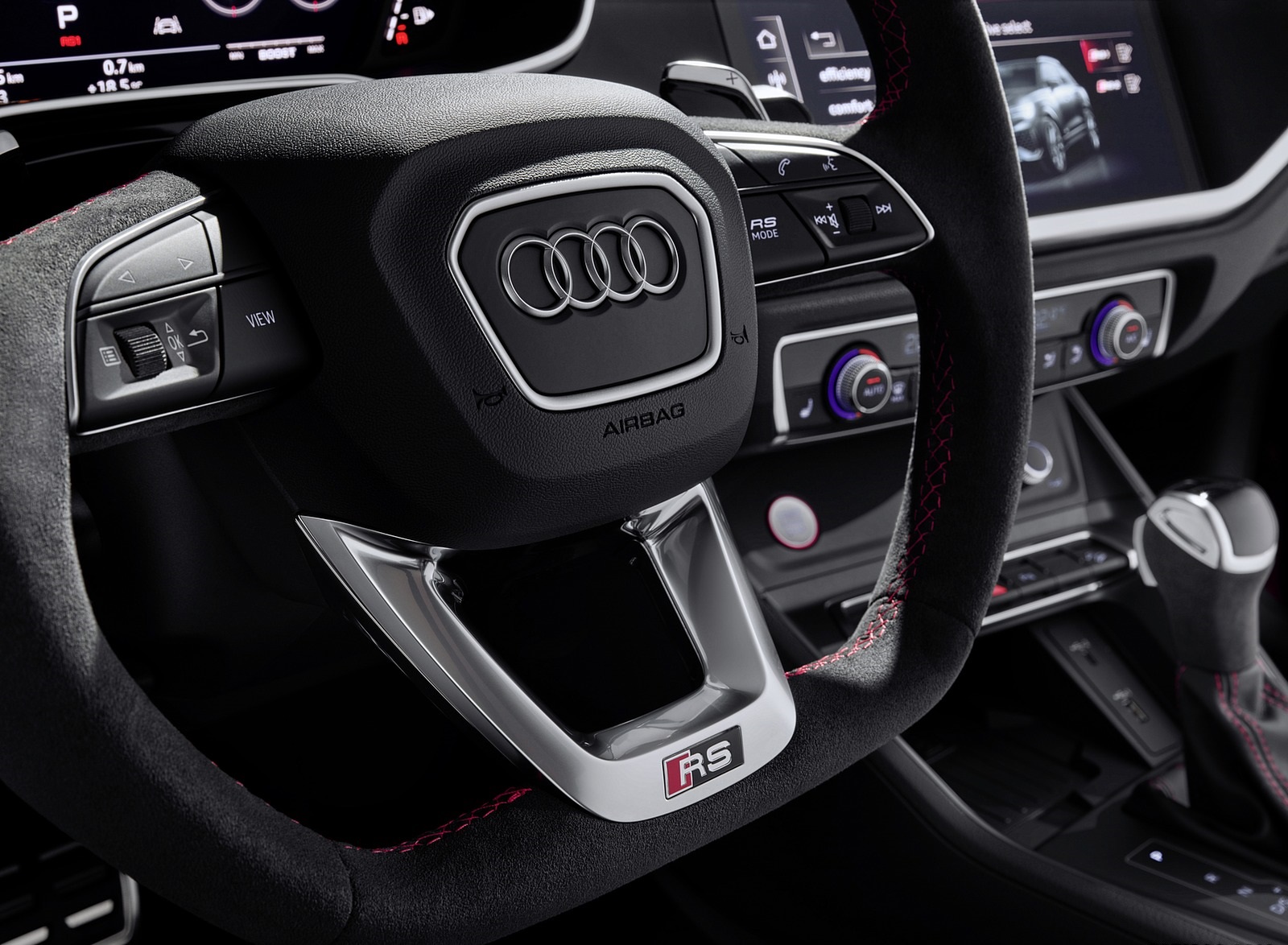 2020 Audi RS Q3 Interior Steering Wheel Wallpapers #81 of 116