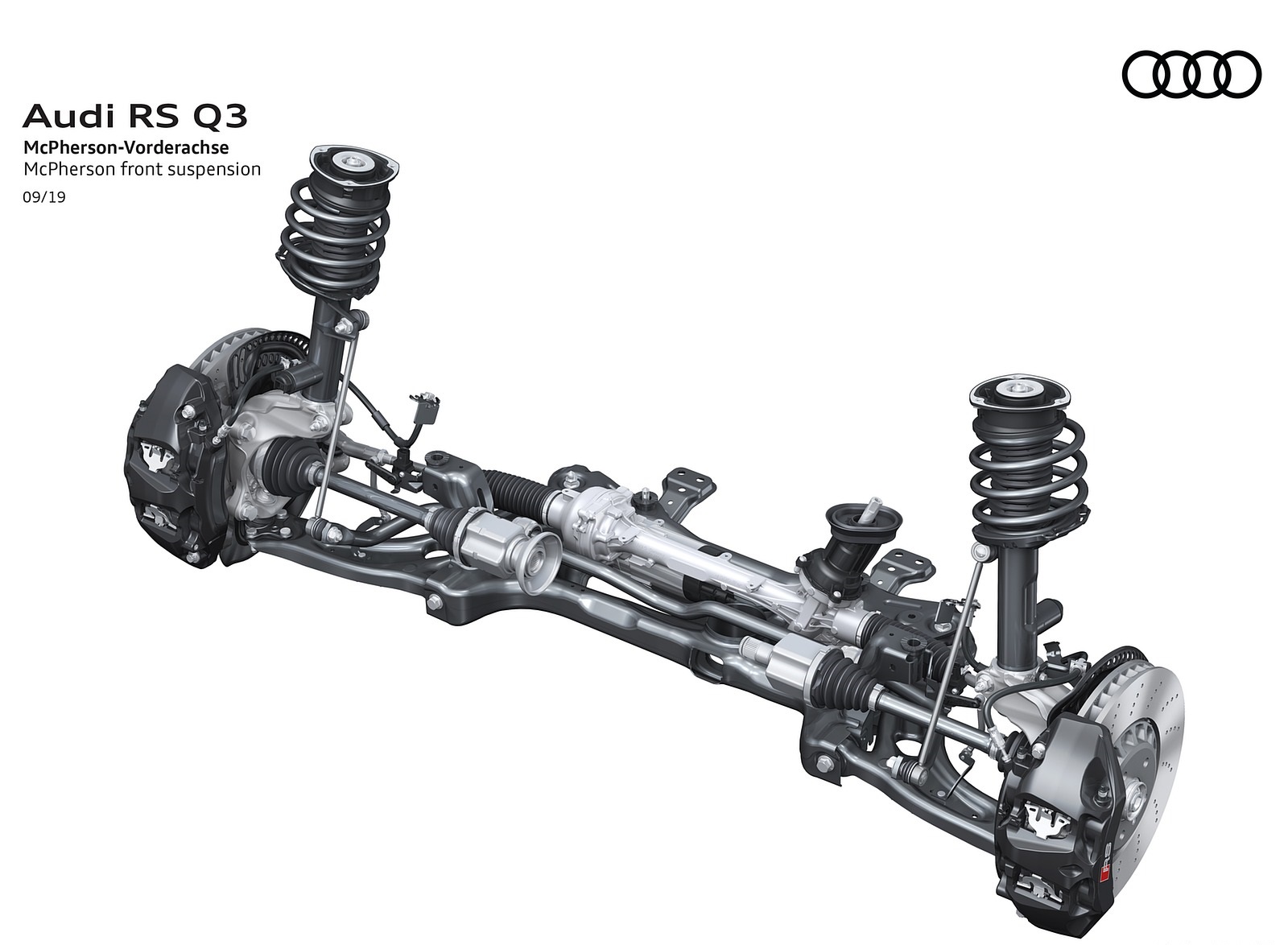 2020 Audi RS Q3 McPherson front suspension Wallpapers #111 of 116