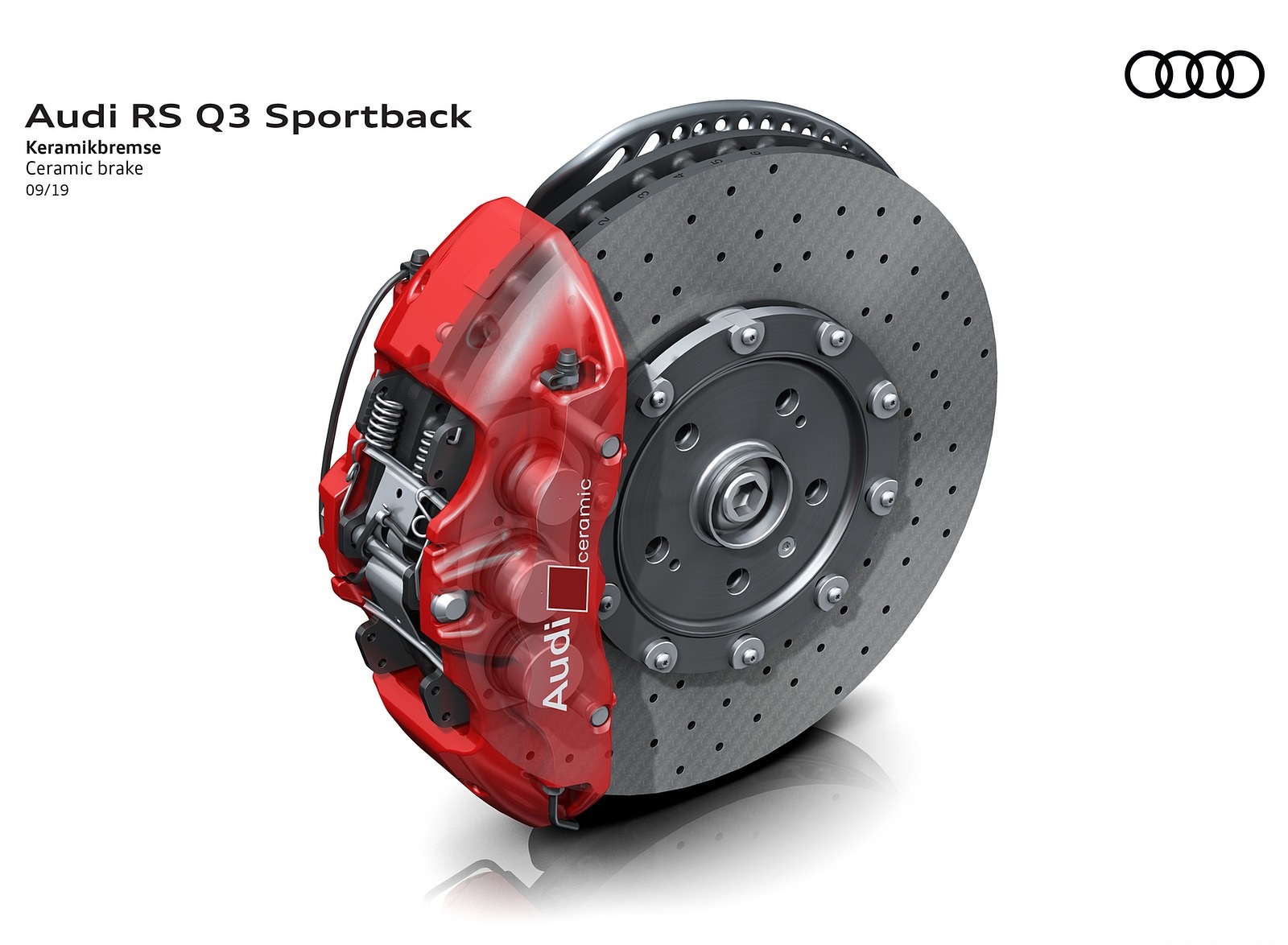 2020 Audi RS Q3 Sportback Ceramic brake Wallpapers #120 of 127