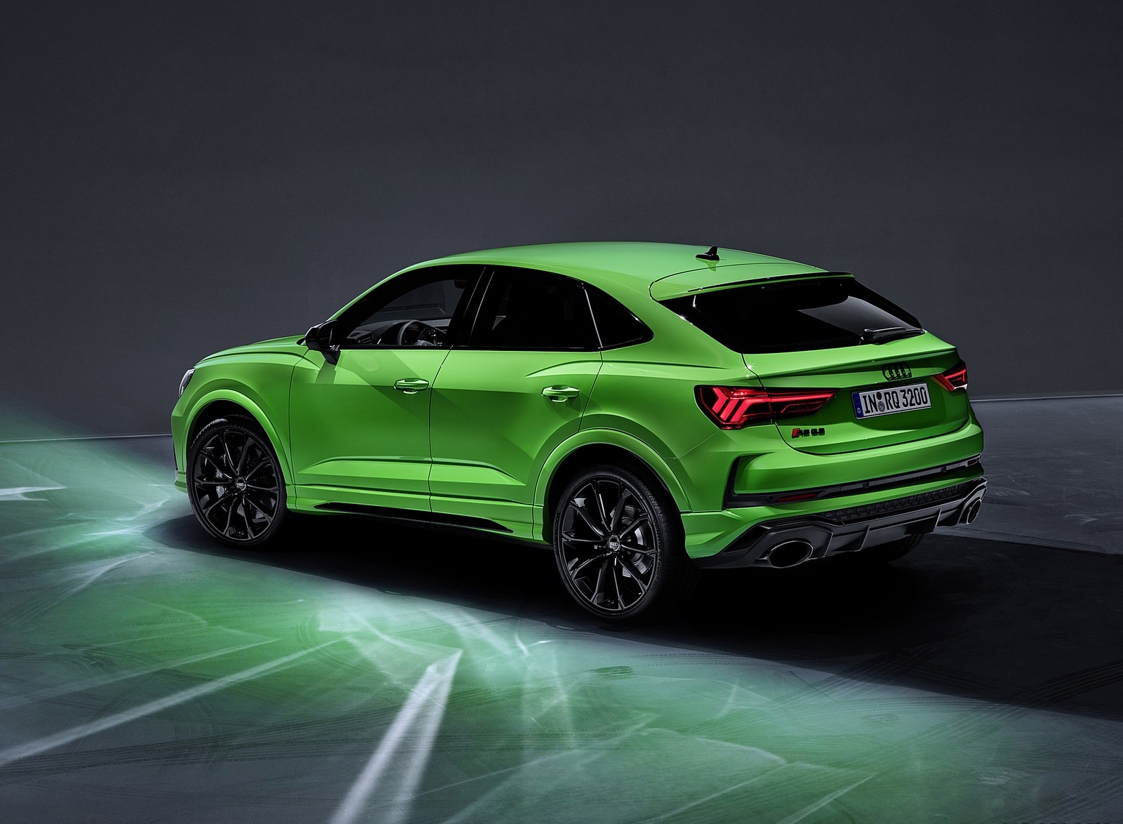 2020 Audi Rs Q3 Sportback Color Kyalami Green Rear Three Quarter Wallpapers 89 Newcarcars