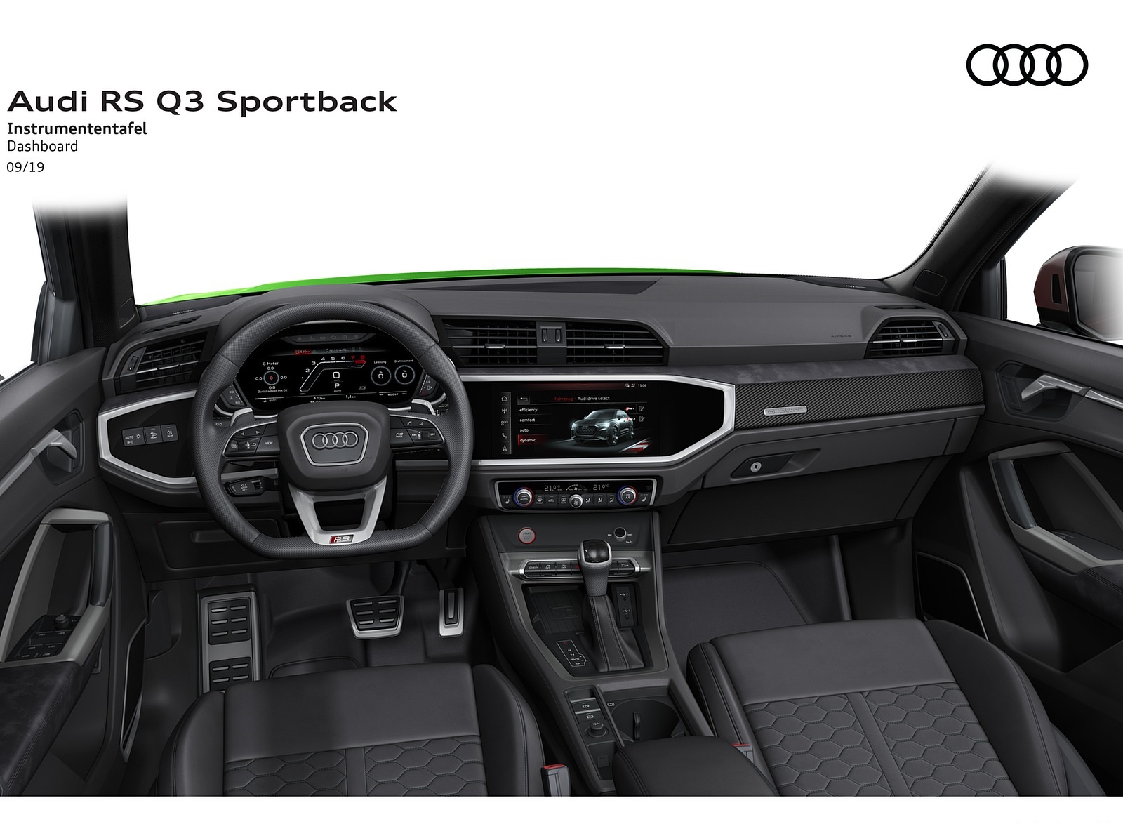 2020 Audi RS Q3 Sportback Dashboard Wallpapers #117 of 127