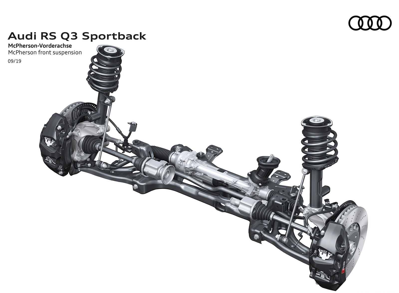 2020 Audi RS Q3 Sportback McPherson front suspension Wallpapers #121 of 127