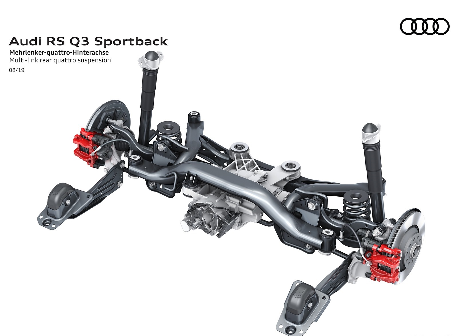 2020 Audi RS Q3 Sportback Multi-link rear quattro suspension Wallpapers #123 of 127