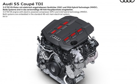 2020 Audi S5 Coupe TDI 3.0 TDI V6 engine with electric powered compressor (EPC) and mild hybrid technology (MHEV) Wallpapers 450x275 (17)