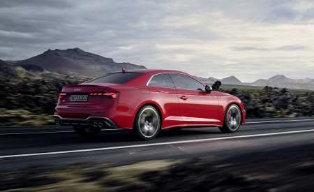 2020 Audi S5 Coupe TDI (Color: Tango Red) Rear Three-Quarter Wallpapers 450x275 (3)