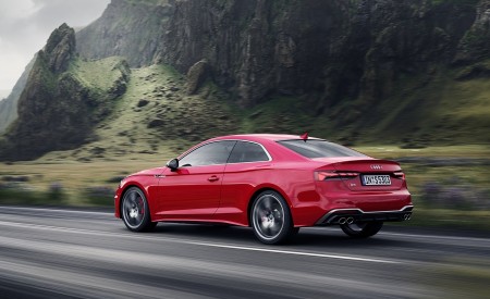 2020 Audi S5 Coupe TDI (Color: Tango Red) Rear Three-Quarter Wallpapers 450x275 (4)