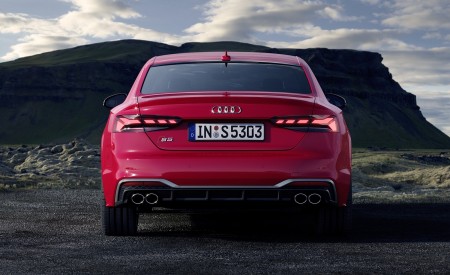 2020 Audi S5 Coupe TDI (Color: Tango Red) Rear Wallpapers 450x275 (9)