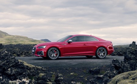 2020 Audi S5 Coupe TDI (Color: Tango Red) Side Wallpapers 450x275 (10)