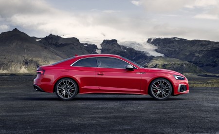 2020 Audi S5 Coupe TDI (Color: Tango Red) Side Wallpapers 450x275 (11)