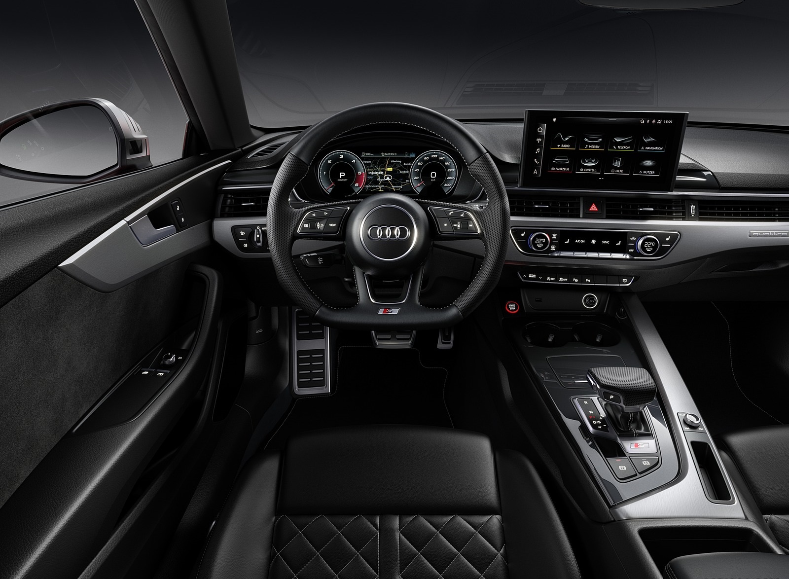 2020 Audi S5 Coupe TDI Interior Cockpit Wallpapers #12 of 18